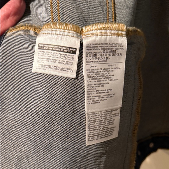 Levi's Men's Dark Blue Denim Jacket - Picture 5 of 6